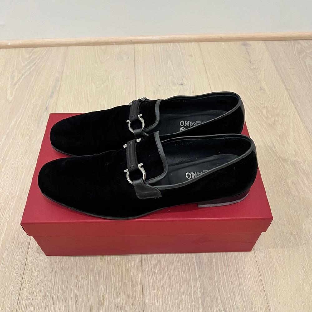 Salvatore Ferragamo Party Velvet Loafer